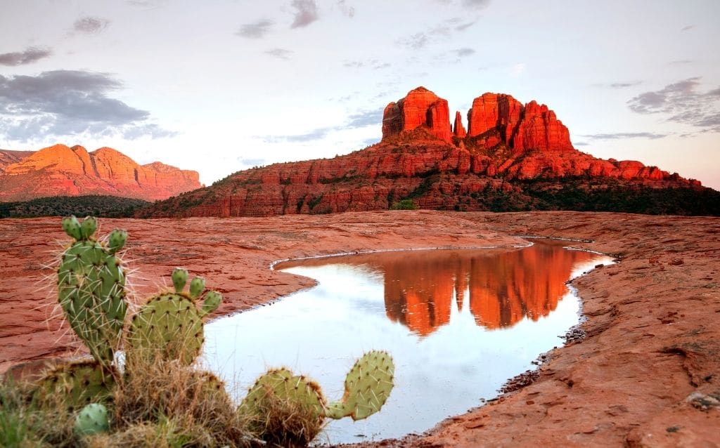 Arizona desert landscape - Red Rock country near Sedona, one of many water-stressed regions attracting data center development